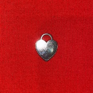 “Terryberry Sterling” Silver Heart Charm / Pendant - Jewelry